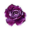 Purple Rose 1931 flower hair alligator clip