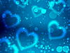 Blue Hearts wallpaper